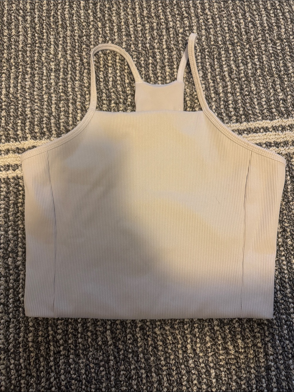 The North Face Women's Beige Ribbed Crop